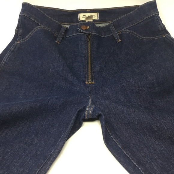 Madewell 10" High-Rise Skinny Crop Macarthur Wash Exposed Zip Edition - Picture 8 of 13